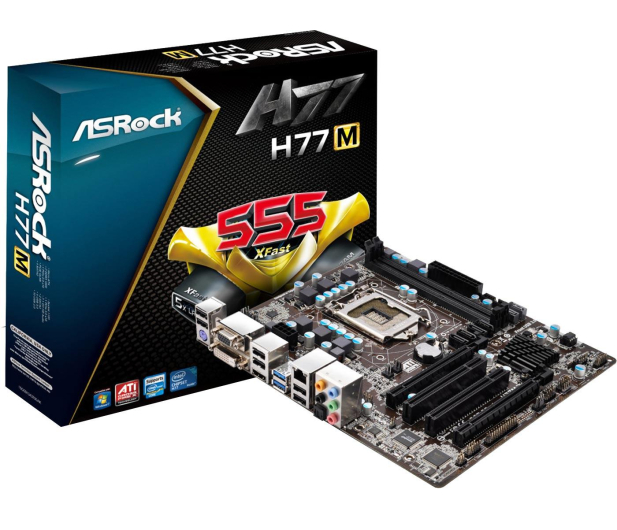 ASRock H77M (H77 2xPCI-E DDR3) - 78467 - zdjęcie
